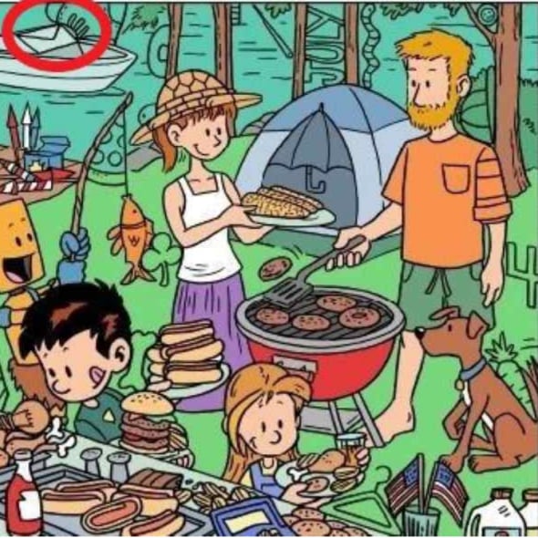 13 secunde: doar un adevărat Sherlock poate găsi plicul din imagine